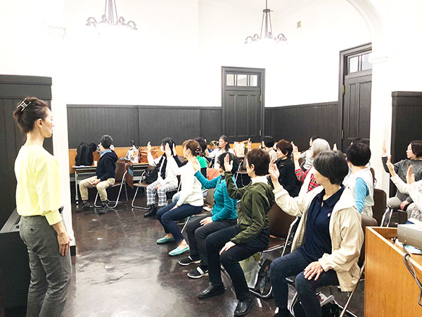 2019年 Sally Swift Birthday Celebration & Educational Workshop in JAPANでのフェルデンクライスメソッドワークショップ